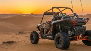 Dubai Desert Buggy Tour on red sand dunes