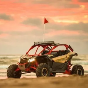 Can-Am buggy in Dubai desert