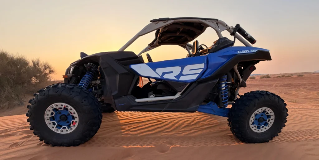 Red dune buggy safari in Dubai